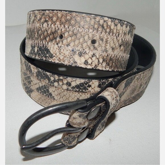 NWOT Free People Leather Snake Bite Belt